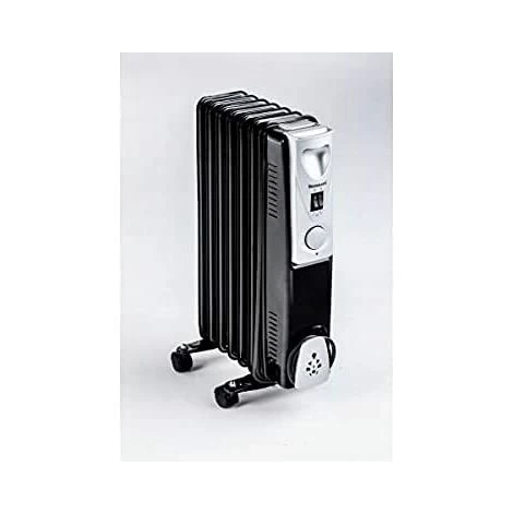 Radiator Heater 3000w 13 Fin Black Oil Filled Radiator With 3 Heat Settings Portable Energy Efficient Electric Heater Small Compact Floor Standing Room Heater With Adjustable Heat Control - Image 3