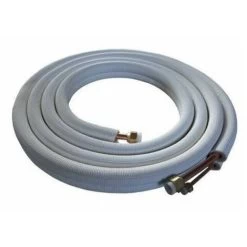 Bipolar Isolated Copper Tube 1/4 3/8 + Nuts 10 Meters