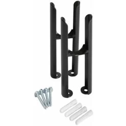Milano Windsor - Traditional 2 Column Radiator Floor Mounting Feet Kit - Black
