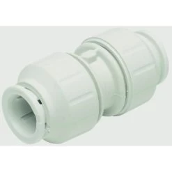 JG Speedfit Equal Straight Connector 15mm Pack 10 - White - PEM0415W-L