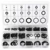 LITZEE 225pcs 18 Size Rubber O-Ring Washer Assortment Set For Car Repair