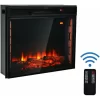 25'' Recessed Electric Fireplace Adjustable 1000W/2000W Fireplace Heater Dual Control