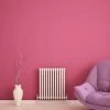 Carisa Sophia Aluminium Horizontal Designer Radiator 600mm H X 499mm W - Textured White