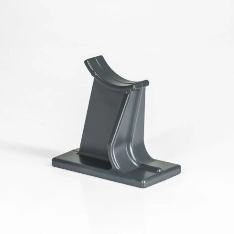 "Valdern" Pair Of Grey Anthracite Universal Column Radiator Support Feet White Cast Iron Tradiational - 65mm High - Image 3