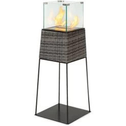 Blumfeldt Firetower Ethanol Fireplace Safety Burner 250 Ml / 1.5 H Extinguishing Aid Flame Guard