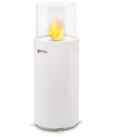 Blumfeldt Fiamme Tamburo Ethanol Fireplace Stainless Steel Burner 0.8 Litre 4-5 H Burning Time