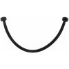 40cm 1/2 X 1/2 Inch BSP Black Nylon Braided Flexible Faucet Flush Valve Hose