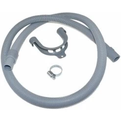 Universal Washing Machine Dishwasher Drain Outlet Hose With Moulded End 1.5 Meter Length 19-22mm