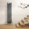 Motion Vertical Aluminium Radiator 1800x390 4871 BTUs Textured Anthracite