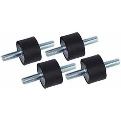 LangRay 4pcs M8 Anti-vibration Insulator Rubber Mounts 30 X 20 Mounts Vibration Dampers Anti-vibration Rubber Insulator With Screws