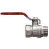 Standard Flow Rate Water Ball Valve With Steel Handle DN25 1 BSP Female X Male Thread