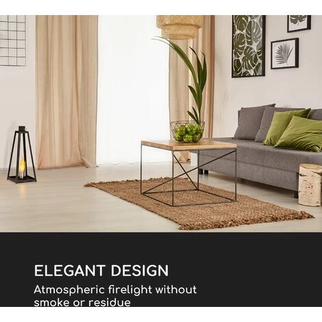 Blumfeldt Fiamme Triangolo Ethanol Lantern 2-set Stainless Steel Burner 0.3 Litre 4h Burning Time - Image 3