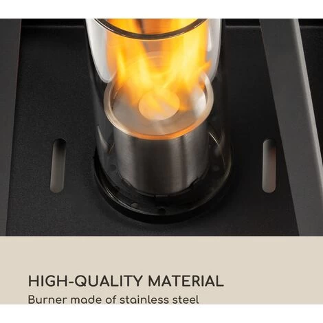 Blumfeldt Fiamme Triangolo Ethanol Lantern 2-set Stainless Steel Burner 0.3 Litre 4h Burning Time - Image 5