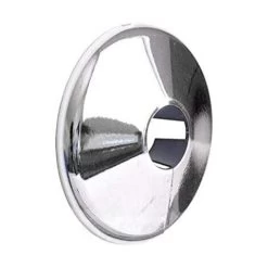 Chrome Radiator Pipe Collars 15mm Pipe Hole (2 Pack)