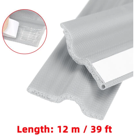 Window Sealing Strip Door Draught Excluder Brush Strip 12M - Image 2