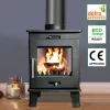 4.2KW Woodburning Stove Cast Iron Log Wood Burner Fireplace Eco Design Ready
