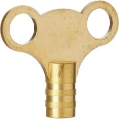 MUFF Brass Radiator Key - Radiator Bleed Key - Radiator Bleed Valve Key - Venting Air Valve - 1 Pack
