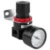 MUFF Air Pressure Regulator, G1/4 Air Pressure Regulator Control Valve Pressure Gauge With Bracket