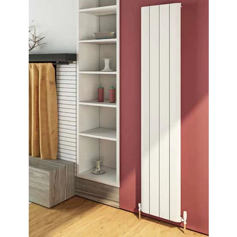 Eastbrook Peretti Aluminium Matt Anthracite Vertical Designer Radiator 600mm H X 280mm W Central Heating