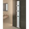 Eastbrook Berlini Aluminium Matt Anthracite Vertical Designer Radiator 1200mm H X 185mm W Central Heating