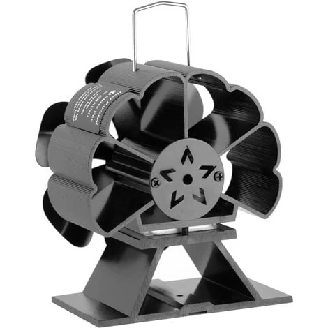 Mini 6-blade Heat Powered Stove Fan Aluminum Silent Eco-friendly For Wood Burning Stove/Fireplace - Image 5