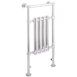 Eastbrook Frome Chrome Traditional Heated Towel Rail 952mm X 500mm Central Heating