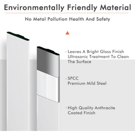 ELEGANT White Vertical Double Flat Panel Radiator 1600 X 304mm Designer Radiator With Angled Radiator Valves - Image 4