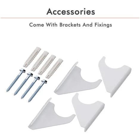 ELEGANT White Horizontal Flat Panel Radiator 600x1216mm Designer Radiator - Image 5