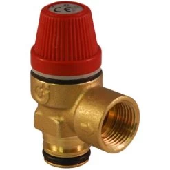 Caleffi - 6 Bar Pressure Relief Valve 1/2" Push Fit O-Ring 312007CST