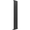 Aquarius Langfoss 45mm Vertical Designer Radiator 309x1800mm - Anthracite