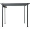 DesignDrop- Orlando Pergola Gazebo Canopy, Outdoor Garden- 3m