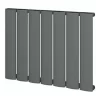 Eastbrook Malmesbury Horizontal Designer Radiator - 500mm X 375mm - Matt Anthracite - 89.0438