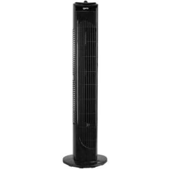 Igenix Tower Fan, Oscillating, 29 Inch, 3 Speed Settings With Auto Shut Off, Black - DF0029BL