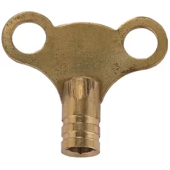 Basics Prepacked Radiator Key Extra Large Grip Brass 3898