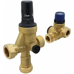 Reliance - 3 Bar Reducing 8 Bar Relief Inlet Control Multibloc 2 Piece Valve