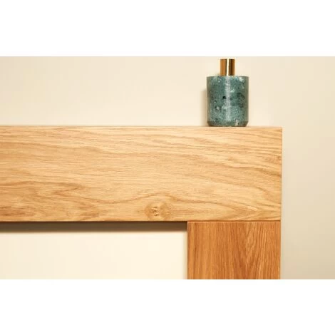 Αδάμ Adam Dakota Fireplace Suite In Oak With Colorado Bio Ethanol Fire In Black, 39 Inch - Image 5