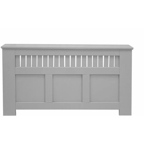 Jack Stonehouse Panel Grill French Grey Painted Radiator Cover - Large