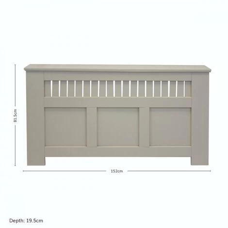 Jack Stonehouse Panel Grill French Grey Painted Radiator Cover - Large - Image 4