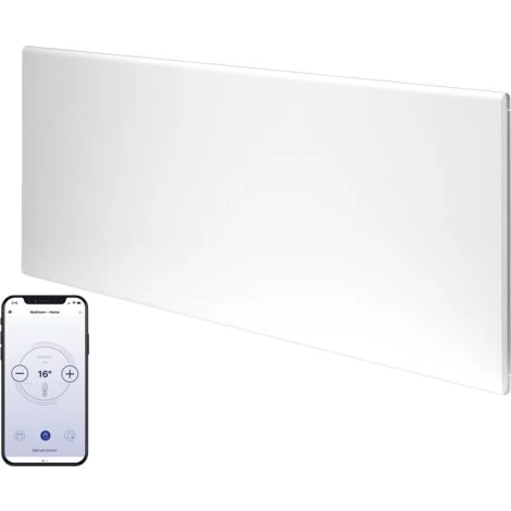 ADAX NEO WIFI Modern Electric Wall Heater, Home Automation Heating, IPX4, LOT 20 Reg Compliant, Lava Grey-400w Compact (420 X 350 Mm) - Image 2