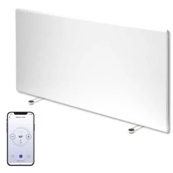 ADAX Neo WiFi Energy Efficient Electric Heater With Thermostat, Timer Freestanding / Portable, White-400w Compact (420 X 350 Mm)