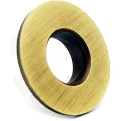 Antique Brass Basin Sink Overflow Cover Insert Hole Trim