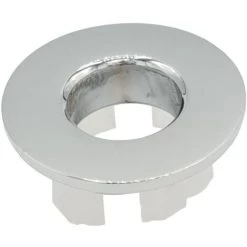 Chromed Brass Made Basin Sink Overflow Cover Insert Hole Trim