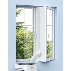 RHAFAYRE 300CM Window Caulking Cloth For Mobile Air Conditioner And Clothes Dryer - Works With All Mobile Air Conditioning Units, Easy Installation