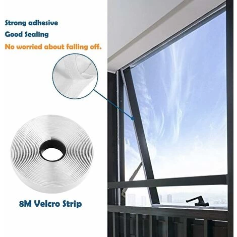 RHAFAYRE 300CM Window Caulking Cloth For Mobile Air Conditioner And Clothes Dryer - Works With All Mobile Air Conditioning Units, Easy Installation - Image 4