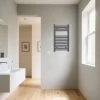 WarmeHaus Anthracite Electric Pre-Filled Straight Heated Towel Rail Radiator 700x400mm - 300W