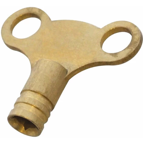 Brass Clock Type Radiator Key