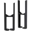 Black Floor Mounting Feet Support Legs Kit For 2 Column Traditional Radiator