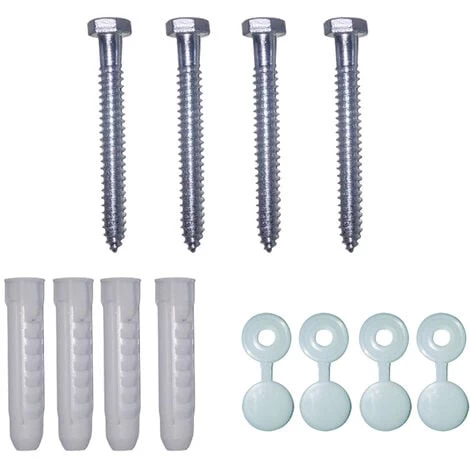 Black Floor Mounting Feet Support Legs Kit For 2 Column Traditional Radiator - Image 2