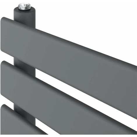 Prefilled Electric Heated Towel Rail Flat Panel Anthracite 650x400mm 300W - Image 3