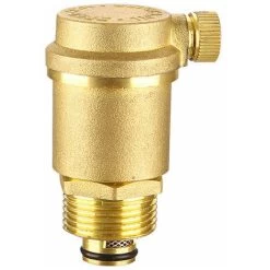 Set Of 2 Brass DN15 Automatic Drain Valves With Pressure Relief Valve For Solar Water Heater